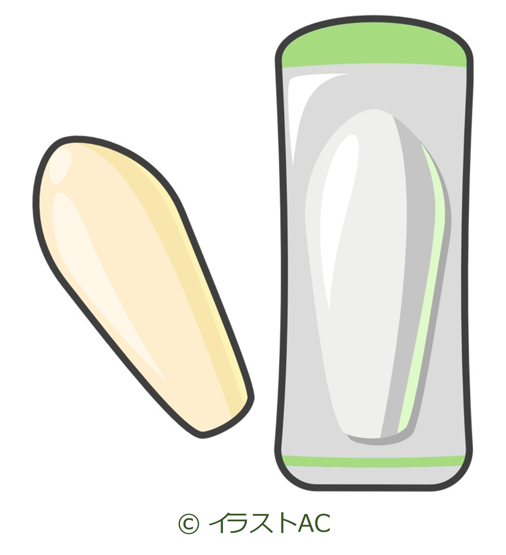 座薬の入れ方の挿絵1